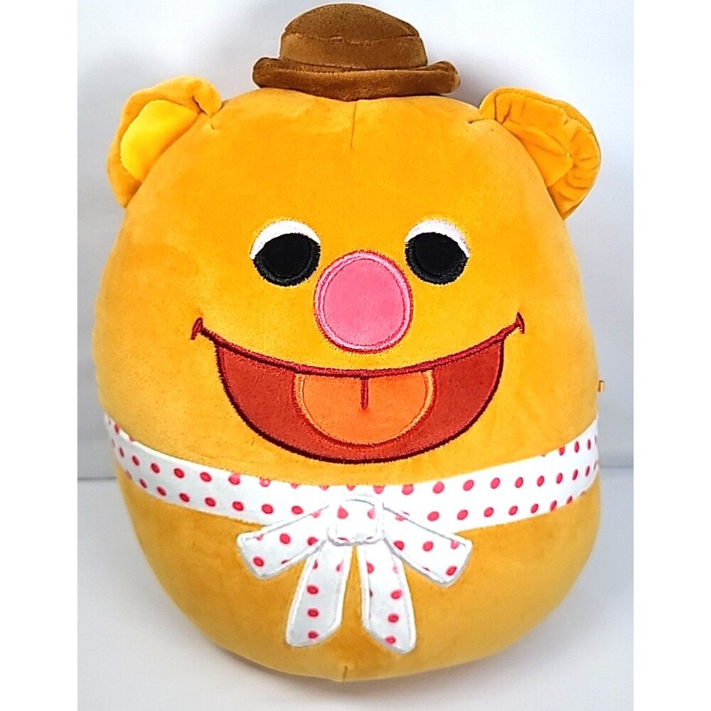 Original Squishmallows Disney The Muppets Fozzie Bear 9" Plush w/o tag VGC